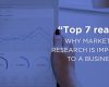 Top 7 Reasons Why Marketing Research is Important to a Business
